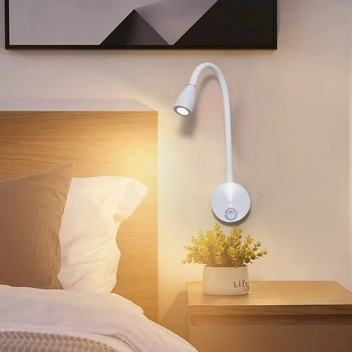 Lisslune | Versatile LED Wall Lamp: Modern, Flexible, Perfect for Reading in Bed