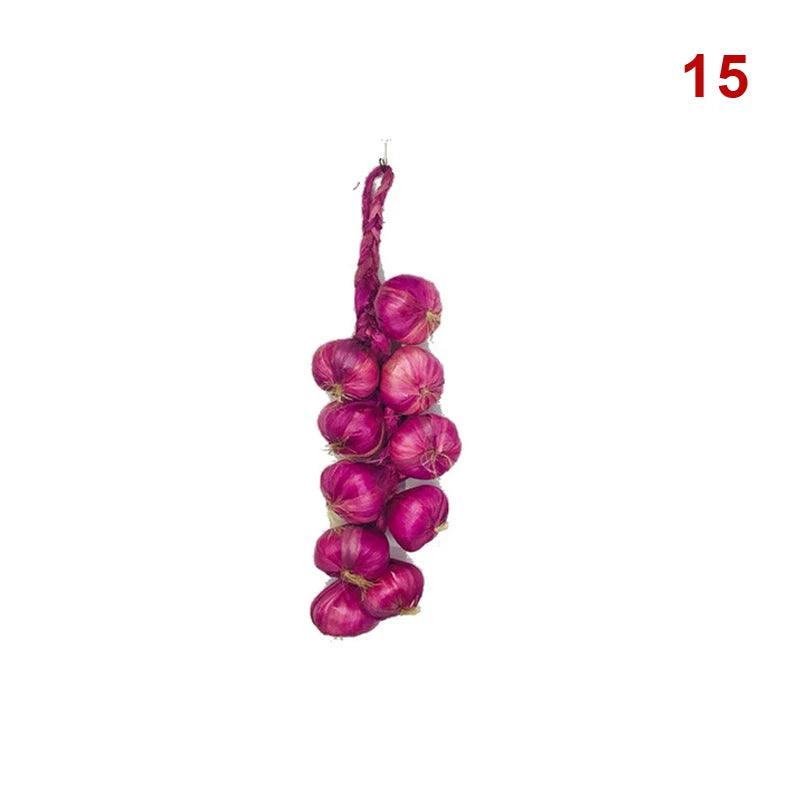 Lisslune | Realistic Hanging Foam Fruit and Seafood Decoration for Home and Event Enhancement