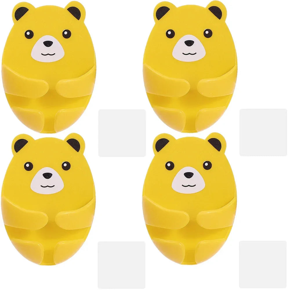 Lisslune | Bear Hug Self-Adhesive Wall Plug Holder