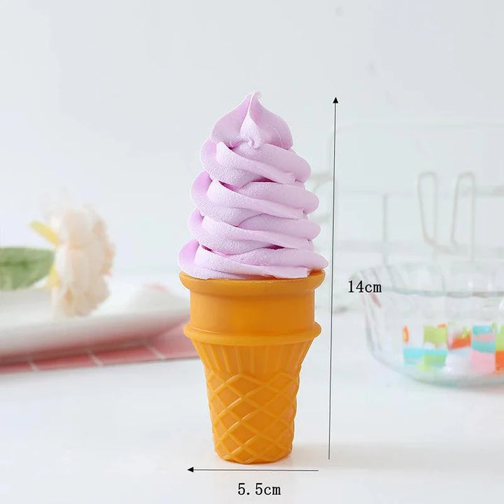 Lisslune | lifelike decorative ice cream cone model for photography and shop displays