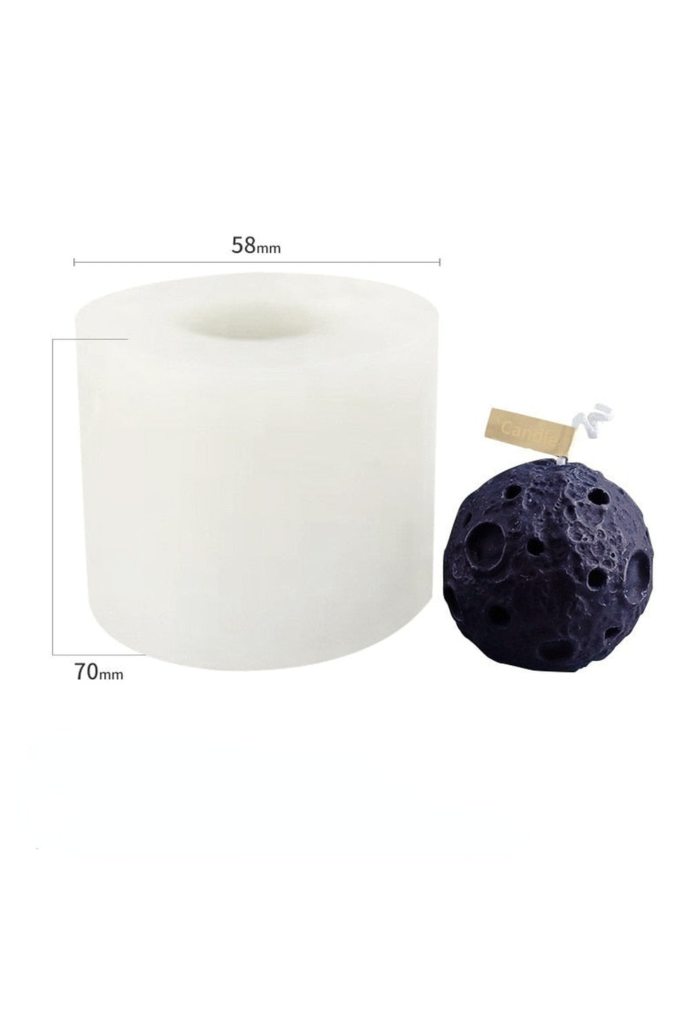 Lisslune | geometric candle shape