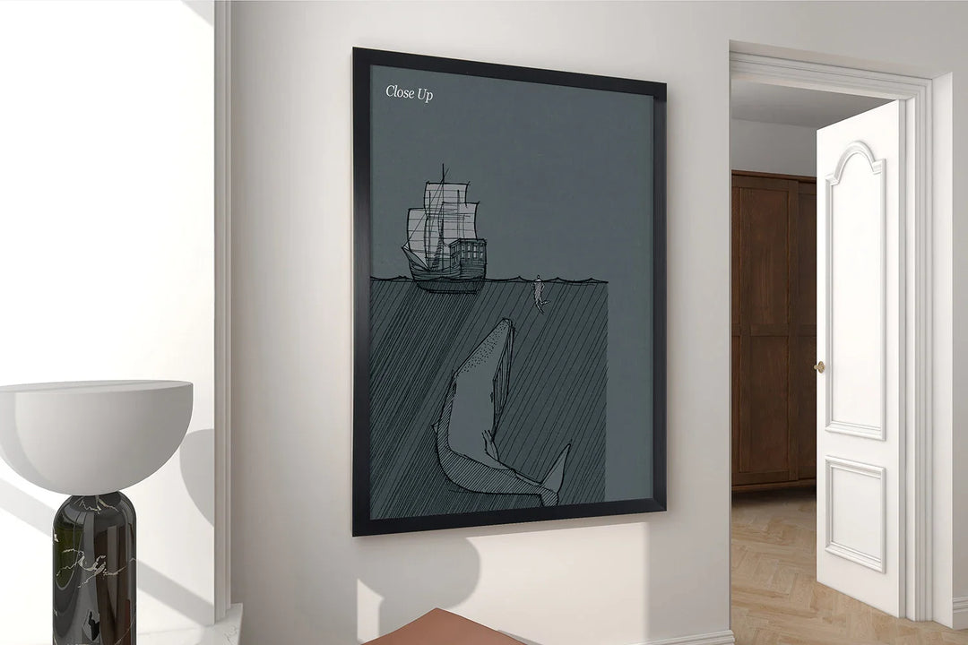 Lisslune | and fish canvas poster