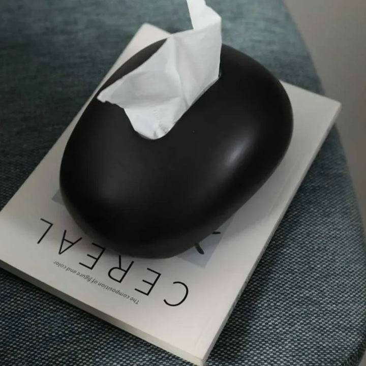 Rynx | Nordic Fabric Box Ceramic Bedroom Paper Storage Box New Office Decorative Household Towel Holder High Quality Napkin Dispenser