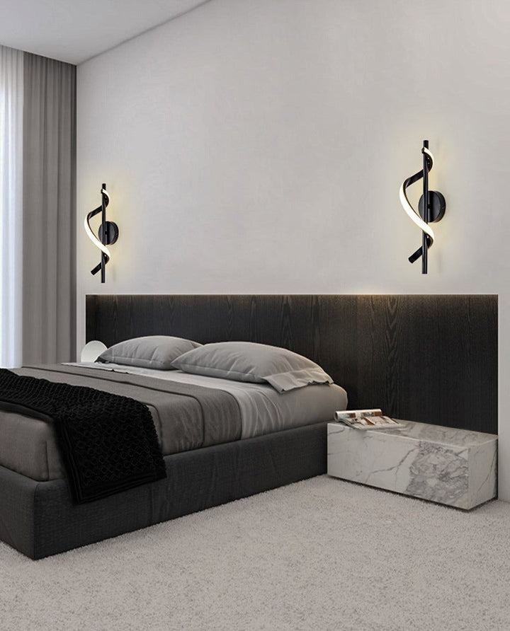 Lisslune | SpiralLume – Minimalist LED Wall Light with a Modern Edge