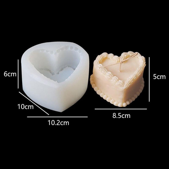 Lisslune | Creative Love Heart Silicone Baking and Craft Mold