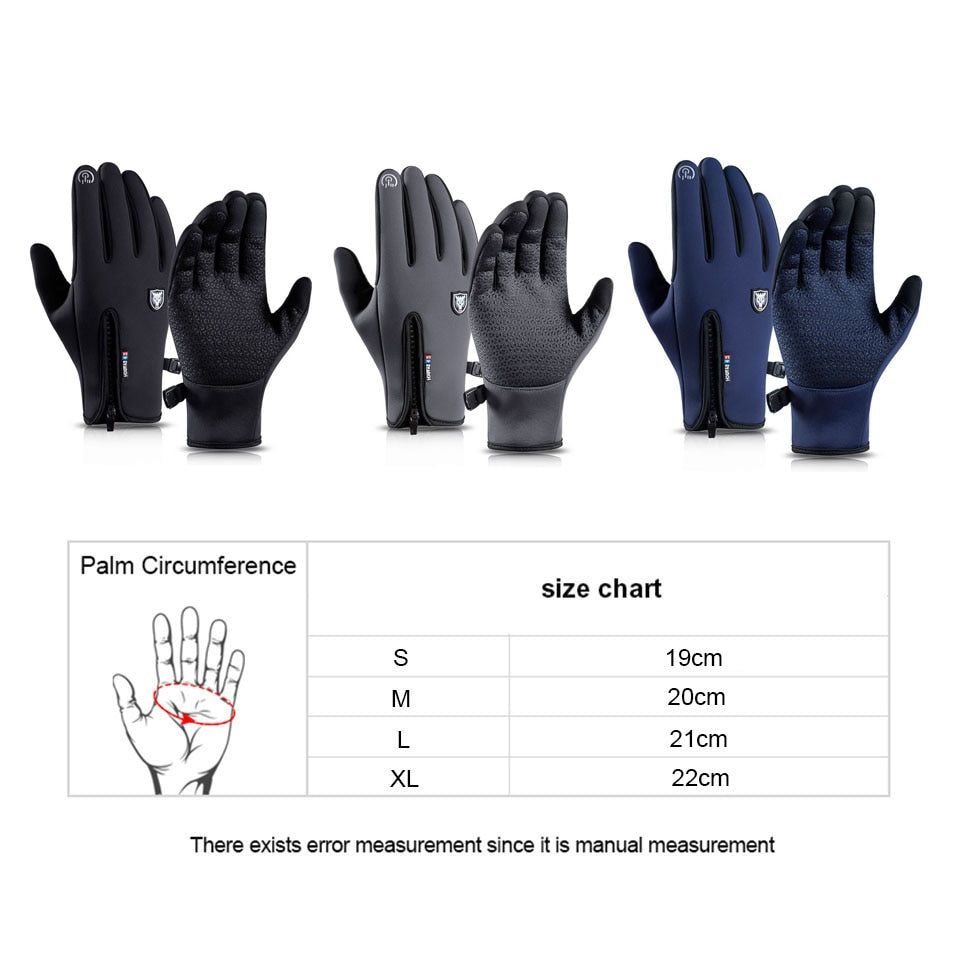 Lisslune | Winter Waterproof Thermal Touchscreen Gloves