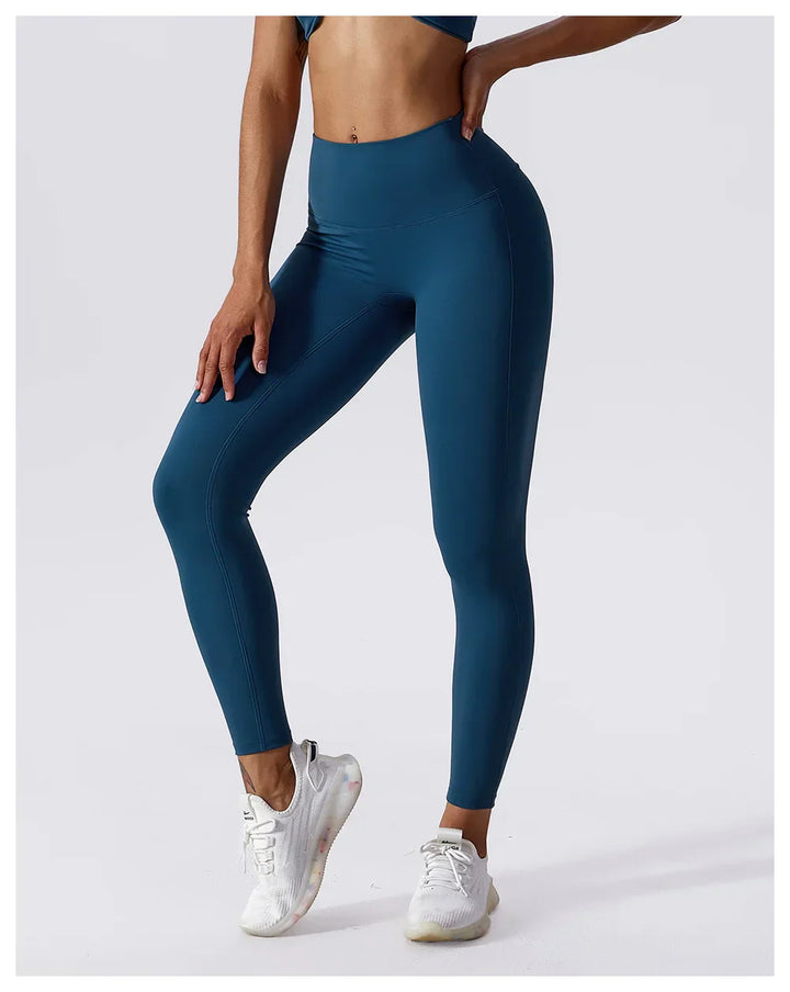 Lisslune | Breathable Push-Up Yoga Leggings with Peach Lift