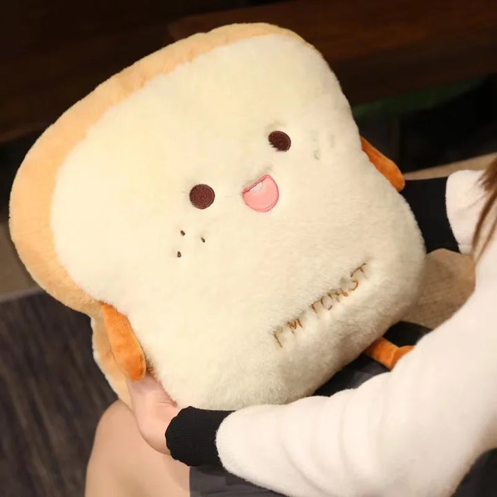 Skorter | Plush Toast Bread Ultra Soft Hand Warmer Pillow