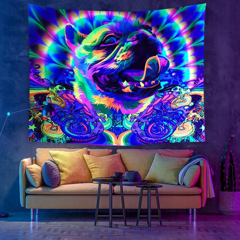 Lisslune | Colorful Glowing Luminous Tapestry