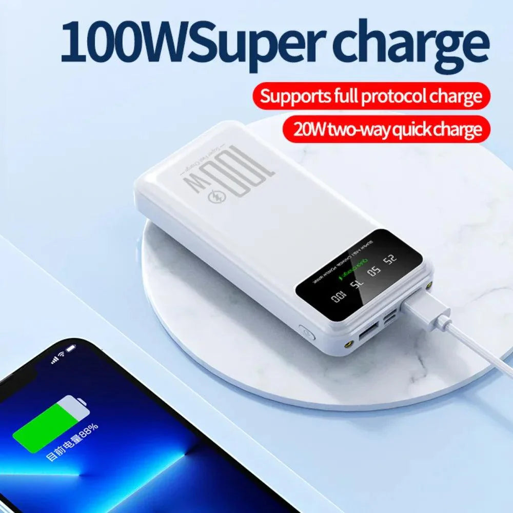 Lisslune | Xiaomi 50000mAh Power Bank with Ultra-Fast 100W Charging and PD3.0 Technology