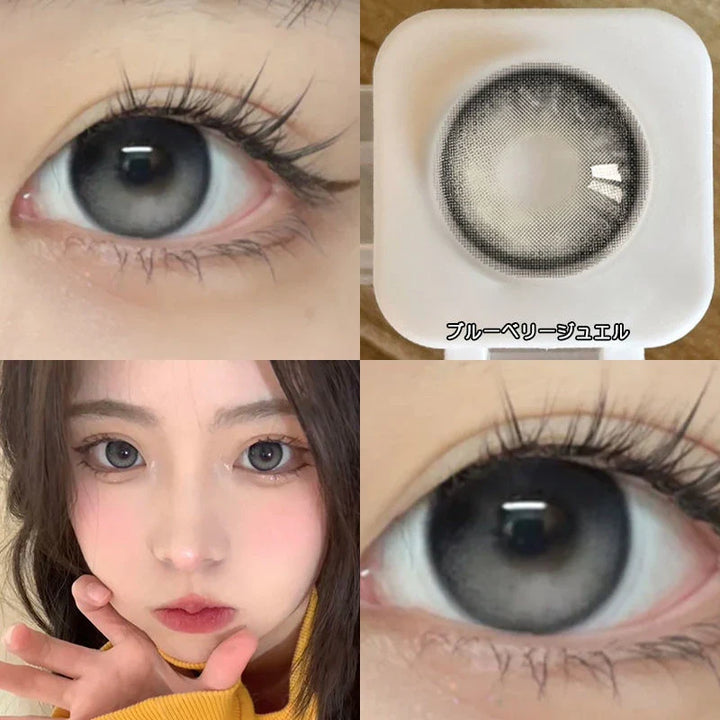Lisslune | 1Pair Myopia Colored Contact Lenses for Eyes Fashion High Quality Beauty Pupil Student Color Cosmetic