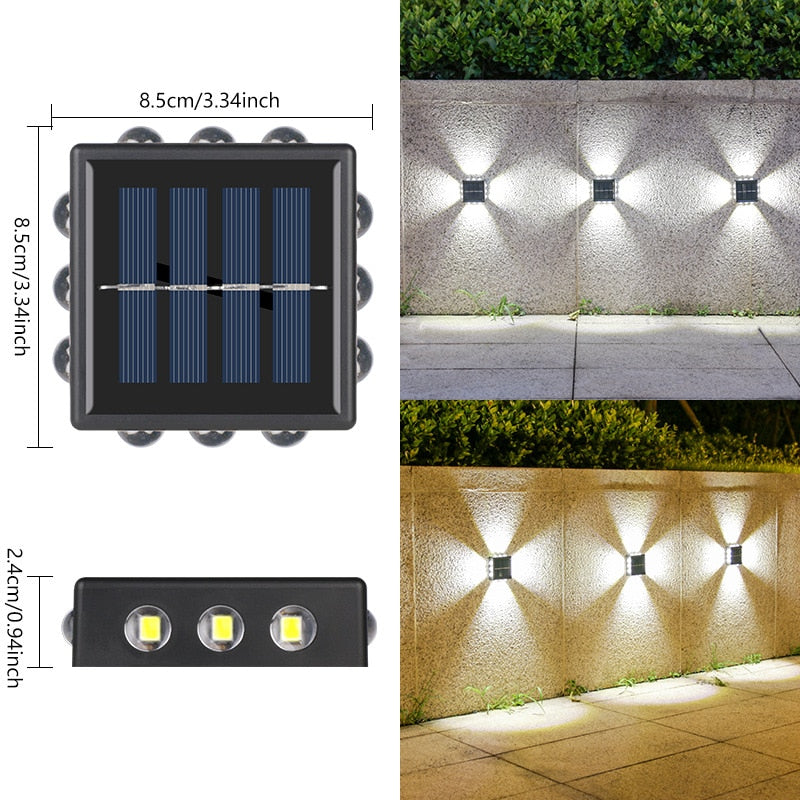 Lisslune | SolarVibe – Sustainable Solar Wall Light for Modern Outdoors