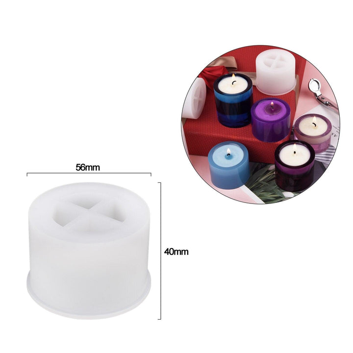 Lisslune | Silicone mold set for creative candle jars and flower planters