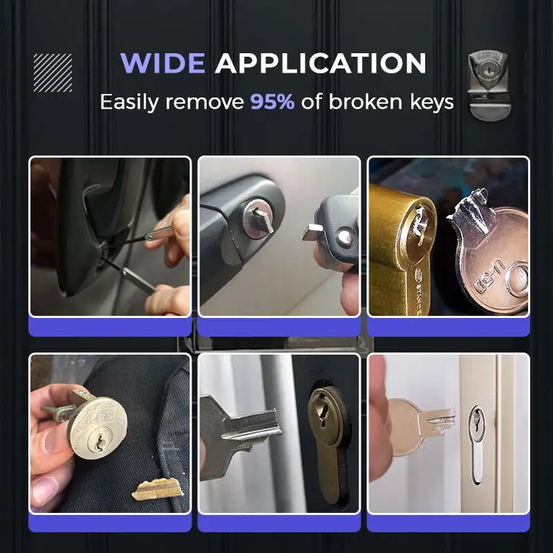 Lisslune | Lock Fixer Car Broken Key Professional Repair Set