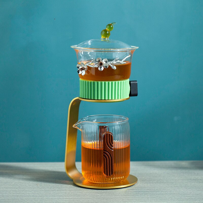 Lisslune | Ancient Mystery Leaf Glass Teapot