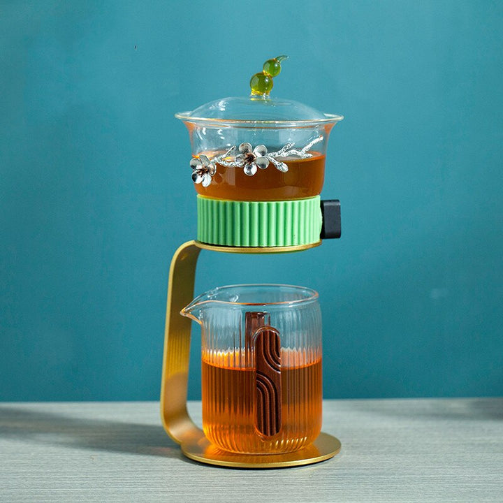 Lisslune | Ancient Mystery Leaf Glass Teapot