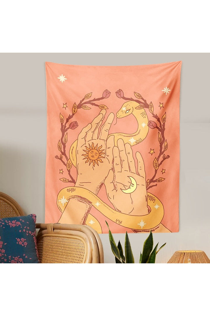 Lisslune | and Moon E-Girl Tapestry