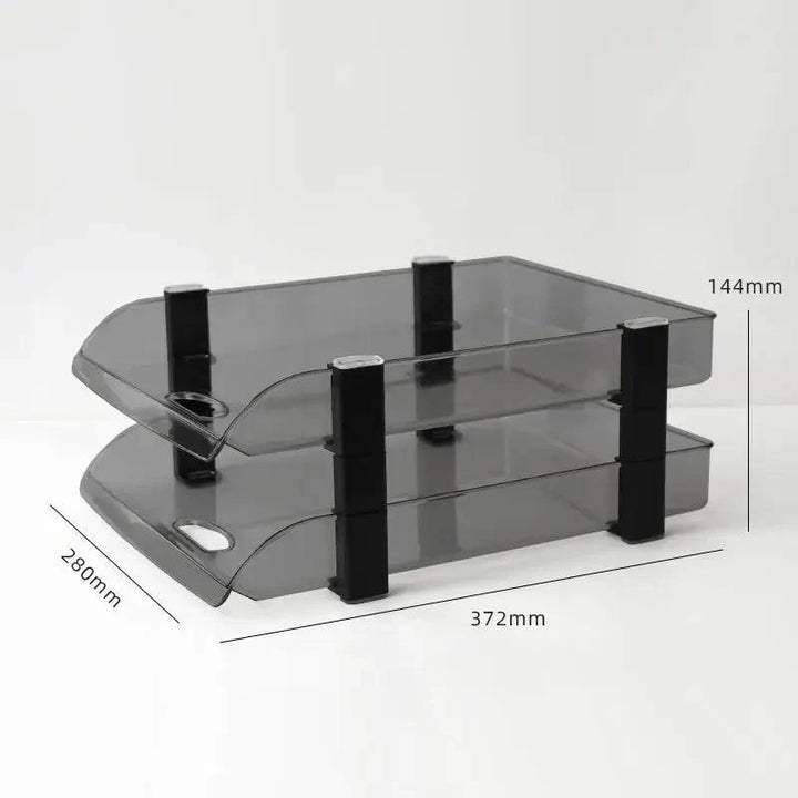 Lisslune | Multilayer A4 File Organizer and Bookshelf - Essential Office Storage Solution