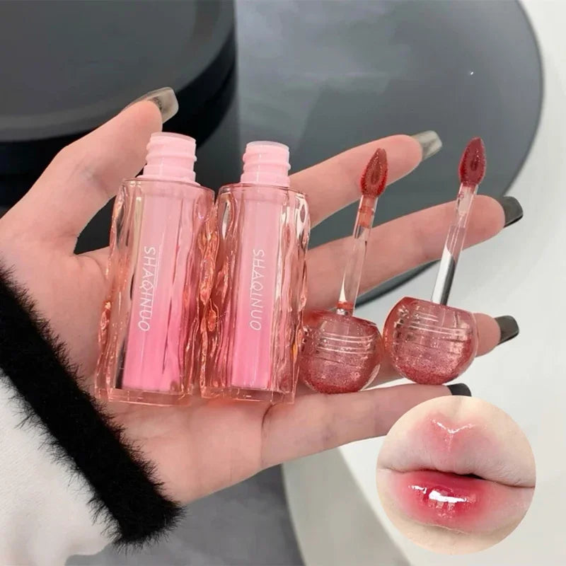 Rynx | Mirror Moisturizing Lip Lacquer Gloss Long-lasting Waterproof Non-sticky Cup Makeup Lip Plumping Oil Liquid Shine Korean Cosmetics