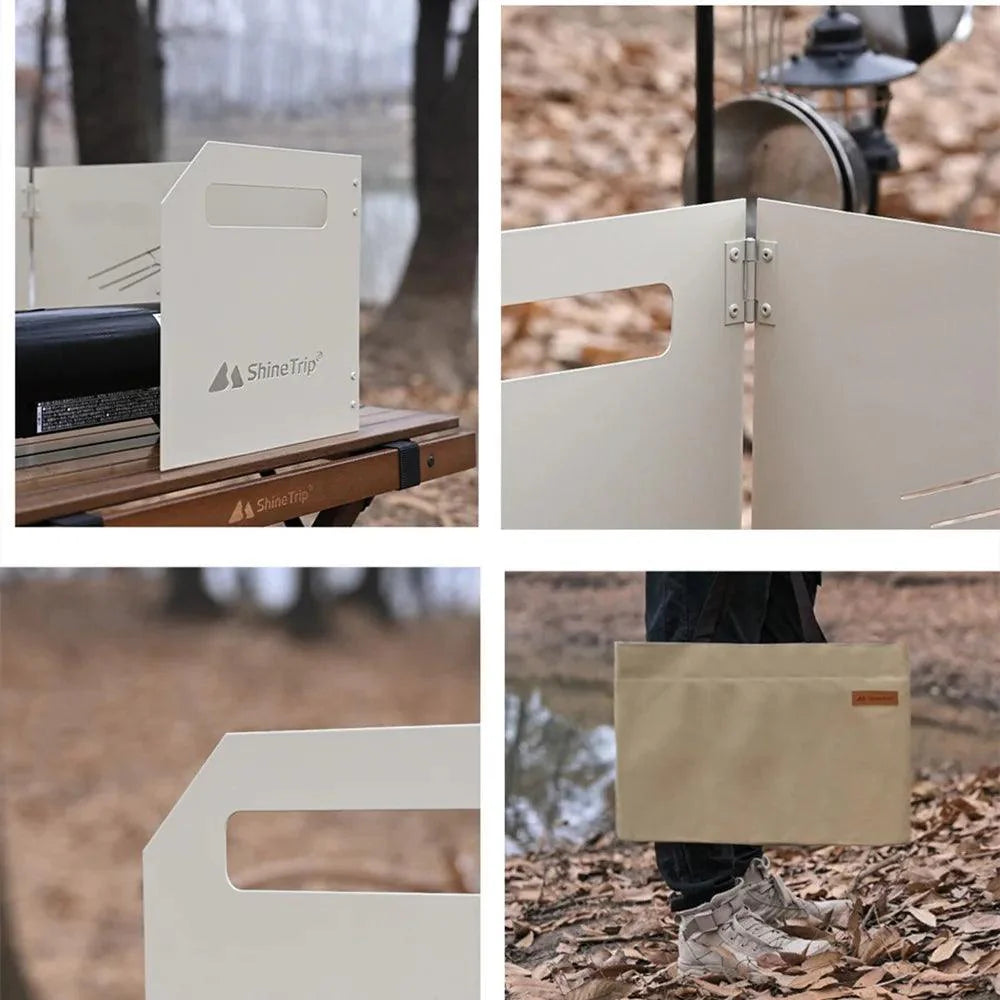 Lisslune | Compact windscreen for portable gas stoves - Essential for outdoor cooking