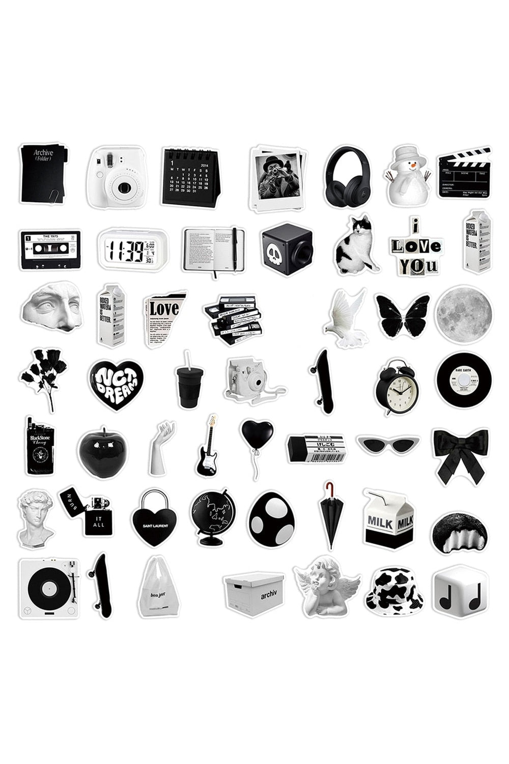 Lisslune | simple cartoon wall stickers