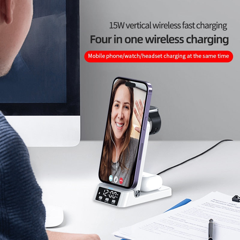Lisslune | 4in1 Foldable Fast Wireless Charging Dock