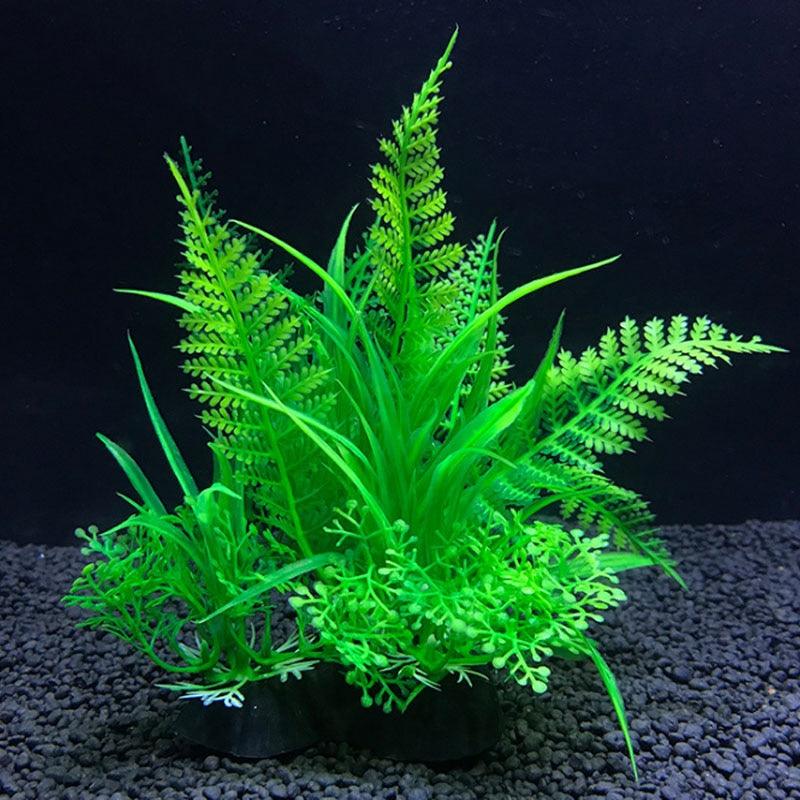 Lisslune | Vibrant Aquatic Plant Set: Realistic Decor for Aquariums