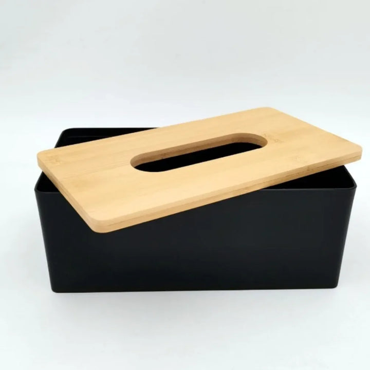 Rynx | Wood Element Box Thickened Box Office Household Paper Storage Box Elegant Car Tissue Holder Towel Dispenser Desk Decoration