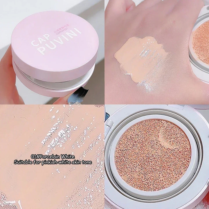 Rynx | Face foundation Air Cushion CC Cream Waterproof Brightening Foundation Concealer Cream Women Base Makeup Face Korean Cosmetics