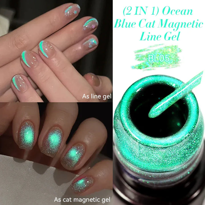 Rynx | 5ML Silver Metallic Painter Liner Gel Nail Polish Super Bright Mirror Drawing Gel Semi Permanent Line French Nail Art