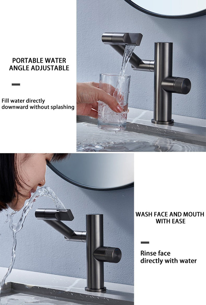Lisslune | Hydroelectric Rotating Modern Smart Waterfall Faucet