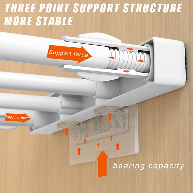 Lisslune | Self-Adhesive Closet Wizard Shelf Support Bracket