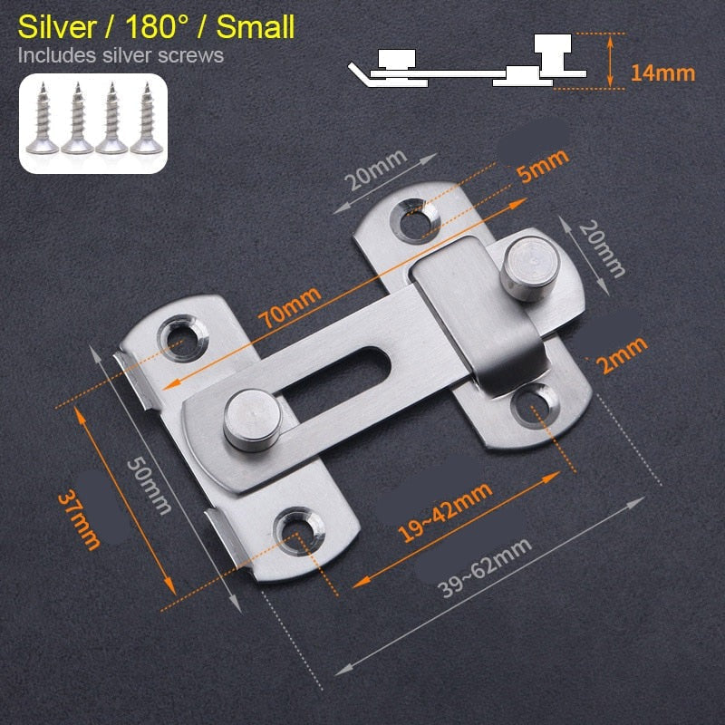 Lisslune | Sliding Simple Cabinet Closet Lock