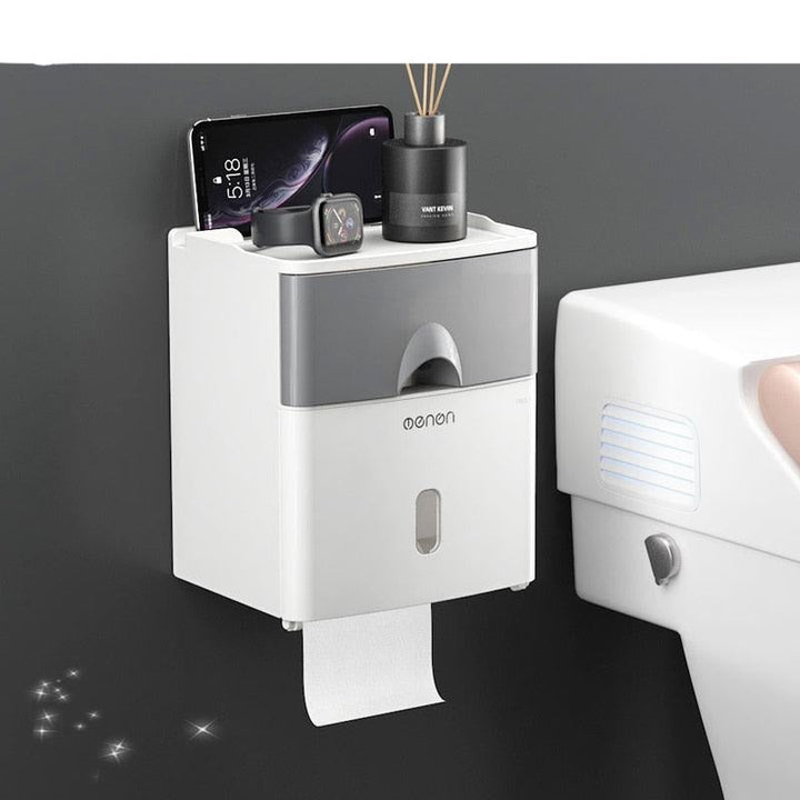Lisslune | Chic Moisture-Resistant Toilet Paper Holder for Modern Bathrooms
