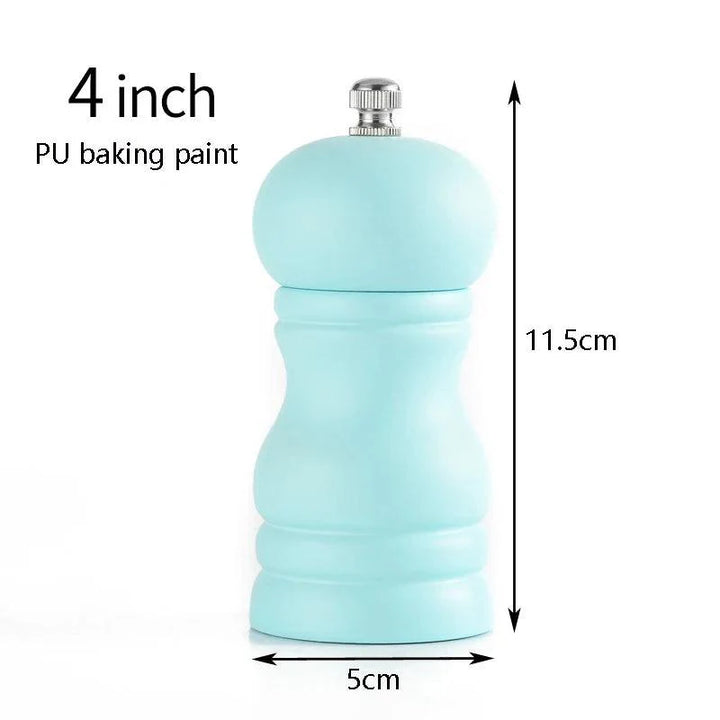 Lisslune | Elegant adjustable salt and pepper mill set made of solid wood for outdoor dining