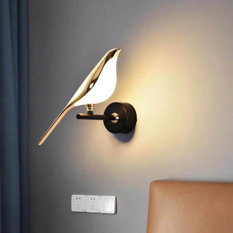 Lisslune | Modern Nordic Wall Bird Lamp
