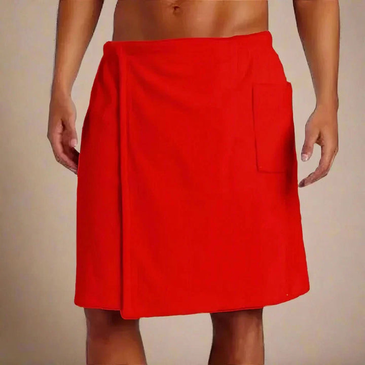 Lisslune | PORTABLE BATH TOWEL ROBE – Soft & versatile bath towel with pockets for sauna, beach & fitness