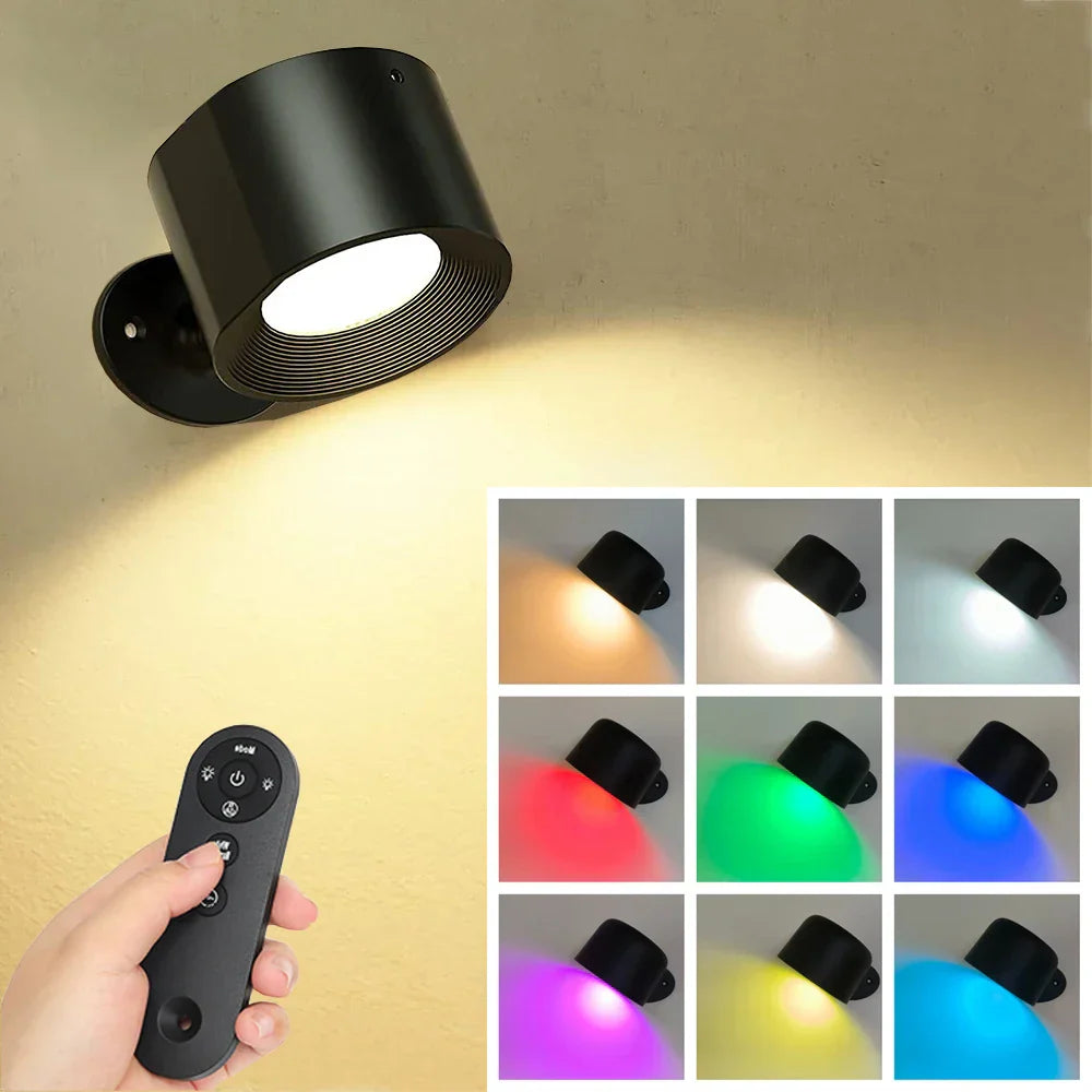 Lisslune | LumeGlow - Modern wall lamp with adjustable color and brightness control