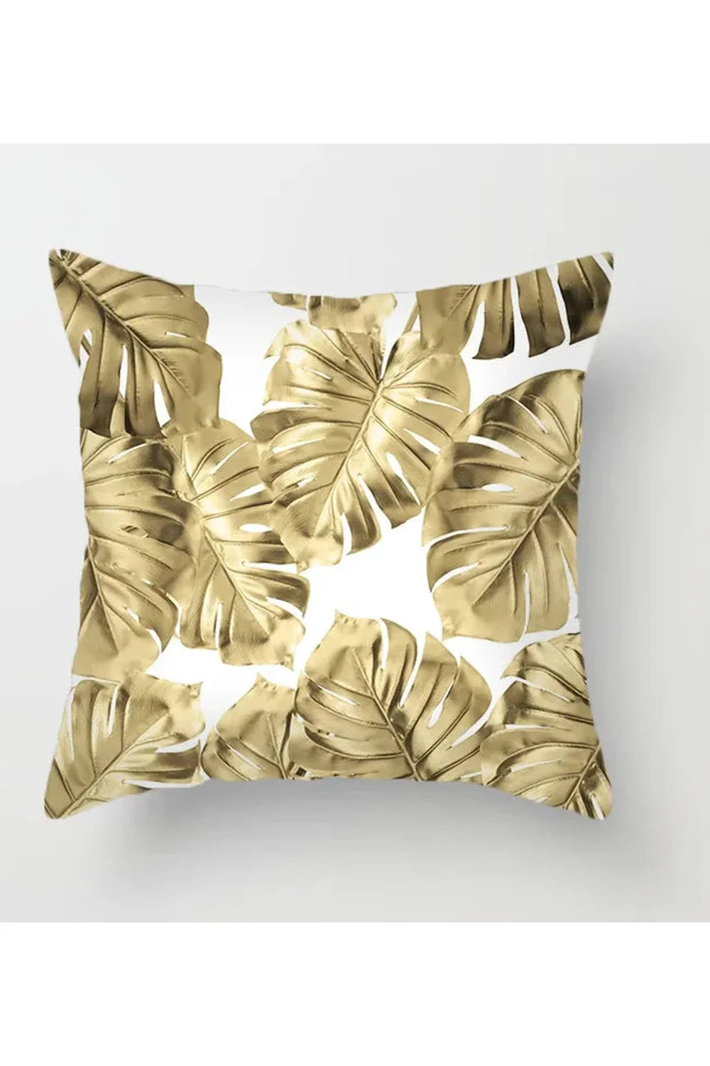 Lisslune | Yellow leaf polyester pillowcase
