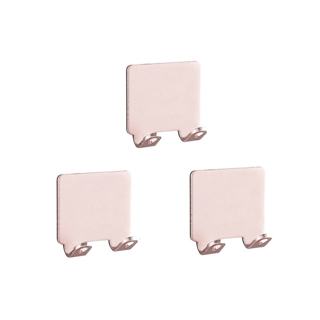 Lisslune | Punch-free Razor Holder Storage Hook (1/2/3 Pieces) - Wall Mounted Men's Razor Shelf for the Bathroom