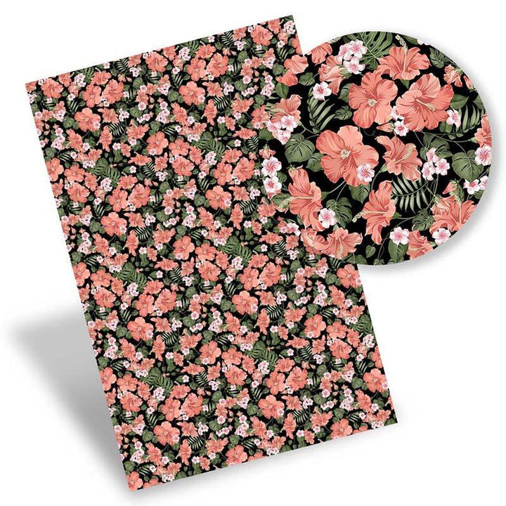 Lisslune | Artistic Synthetic Leather Craft Sheets with Playful Pet Patterns - DIY Creative Kit