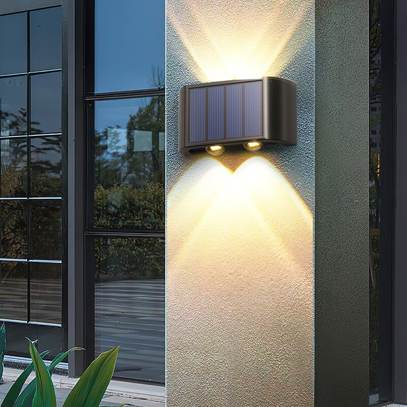 Lisslune | Waterproof Outdoor LED Solar Wall Light