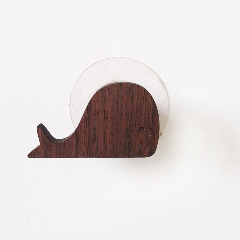 Lisslune | Cute Animal Walnut Wood Coat Hook