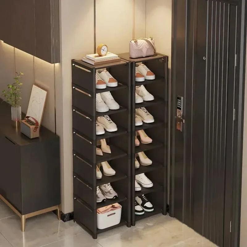 Lisslune | SHOECORNER RACK – Stackable shoe rack for corners – Space-saving organization with style