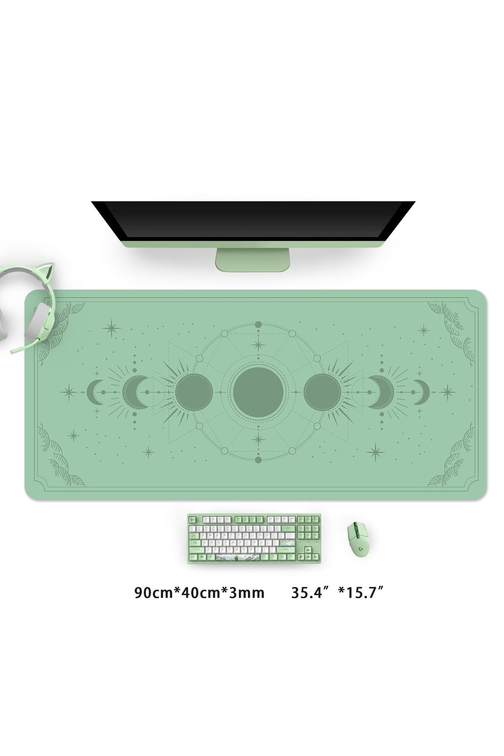 Lisslune | Moon Phases Desk Pad