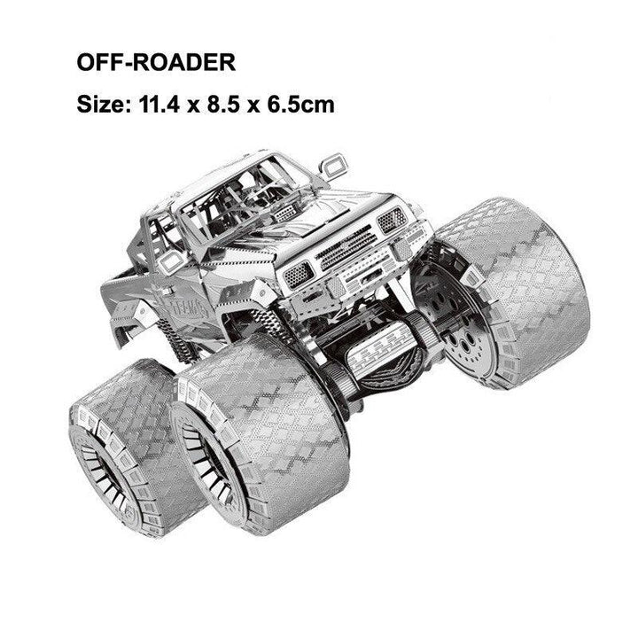 Lisslune | 3D Metal Race Model Building Kit for Creative Teens and Adults