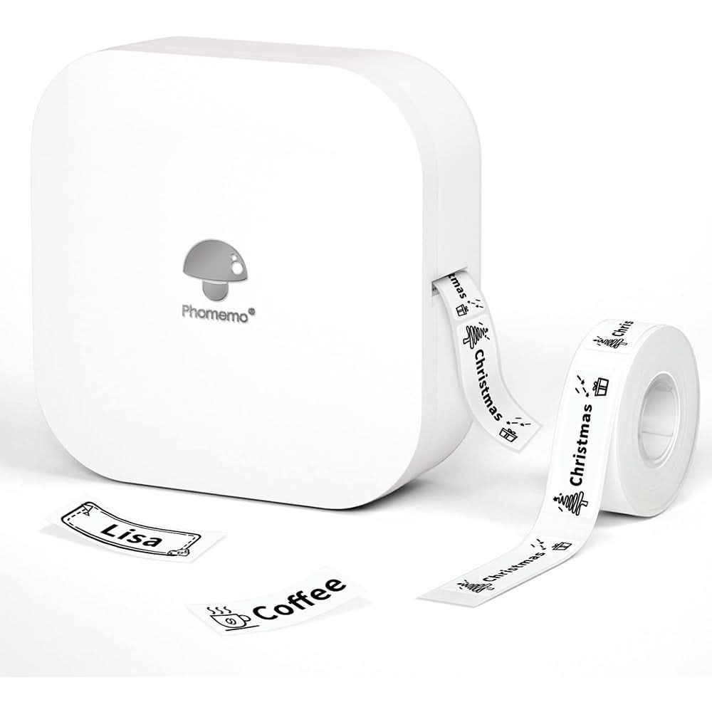 Lisslune | Portable Bluetooth thermal label printer with battery & 2–4 inch label width