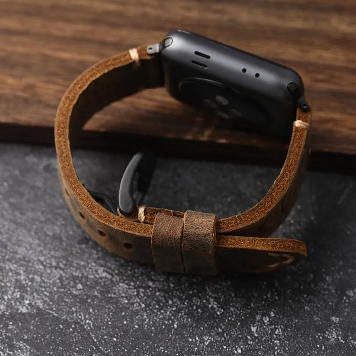 Lisslune | Handcrafted leather cowhide Apple Watch band