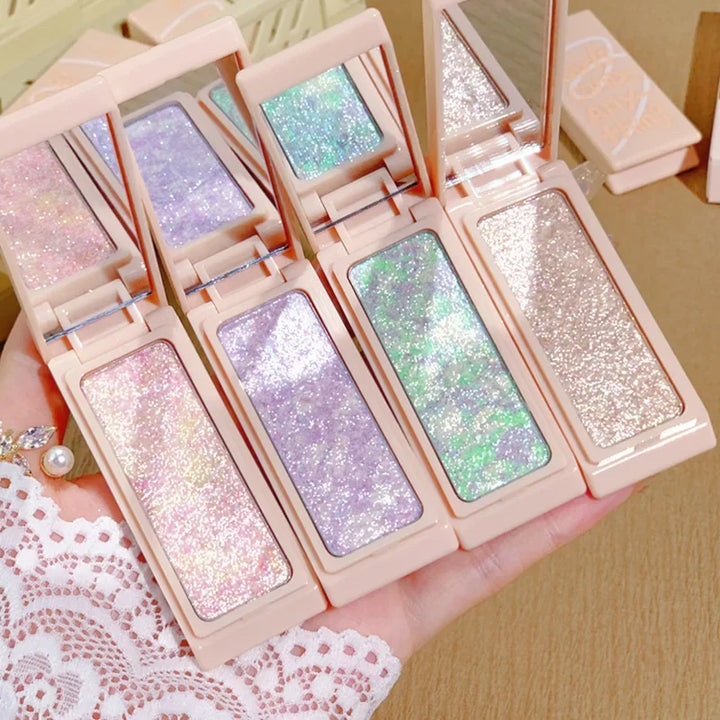 Rynx | Mashed Potatoes Texture Glitter Eyeshadow Long-lasting Waterproof Shimmer Eye Shadow Makeup Pearl Eyeshadow Pigment Korean Makeup