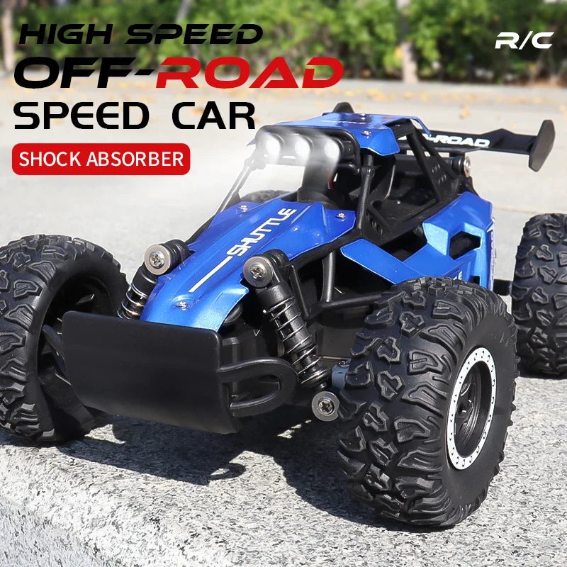 Lisslune | 1:16 RC Car with LED Lights – High-Speed Off-Road Adventure